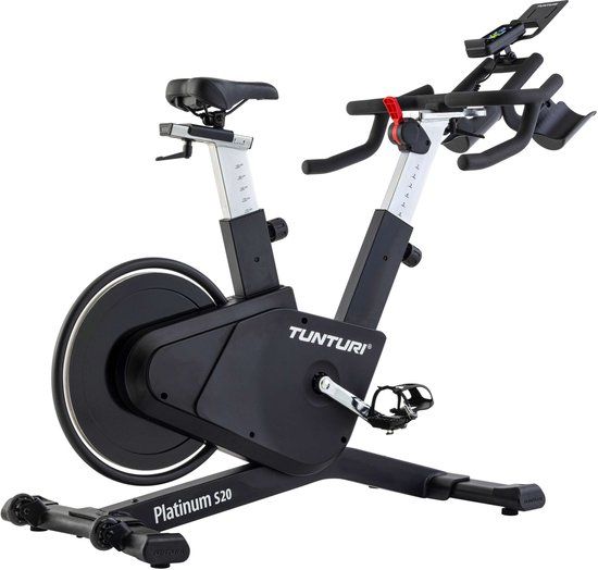 Platinum Tunturi Platinum SB20 Sprinter Bike - Indoor fietstrainer - Bluetooth - Zilver/Zwart