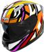 Nolan N60-6 Cirota 357, casque intégral, couleur: Noir/Blanc/Orange/Jaune/Fuchsia, taille: XL