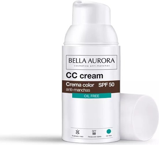 Bella Aurora Cc Cream Anti-manchas Oil Free Spf50 30 Ml