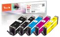 Peach PI100-378 Jeu de cartouches d'encre (5 pièces) Noir/Cyan/Magenta/Jaune (XL)
