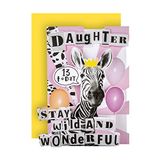 Hallmark 13e verjaardagskaart voor dochter - grappig 3D gestanst ontwerp
