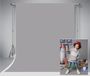 Merkloos / Sans marque CURVY KATE LTD Fotografie Achtergrond 1.5x2.2m Naadloos Grijs Microvezel