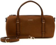GUESS Taylor Mini Barrel Satchel Cognac