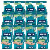 Mapa - Huishoudhandschoenen antislip latex- en nitrilmix - Maat M/L