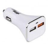 AKYGA AK-CH-08 2X USB auto-oplader 3A QC oplaadadapter voor sigarettenaansteker