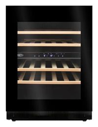 Boretti MLWC82ZGZW Wijnklimaatkast inbouw - 28 flessen - 2 temperatuurzones - Zwart glas