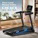 StarTech Tunturi T12B1 Loopband - Opvouwbaar - Handmatige hellingsregeling - Bluetooth - Hartslagmeting (polsproef) - Tot 12 km/u - Zwart