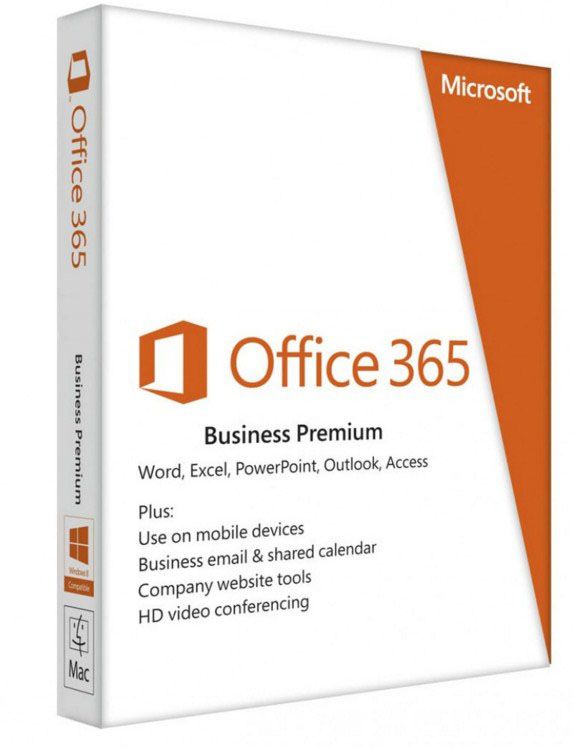Microsoft Office 365 Business Premium - 1 User - 1 Year - German