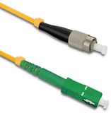 Qoltec G652D Serie - Enkelvoudige Modus Fiber Patchcord - FC/UPC - SC/APC - 15m