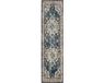 Safavieh Boho Chic Indoor Geweven Vloerkleed, Monaco Collectie, MNC243, Navy & Lichtblauw, 66 X 183 cm