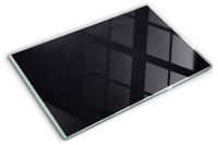 Tulup Glazen Snijplank - Zwart Prikbord Snijplank van Glas - 80 x 52 cm