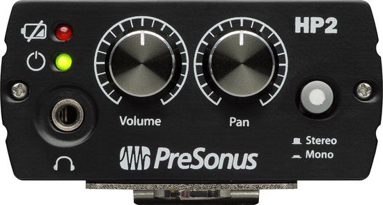 PreSonus HP2 - Hoofdtelefoonversterker - Zwart