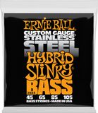 Ernie Ball Slinky Stainless Steel Bass - Hybrid Slinky - 45-105