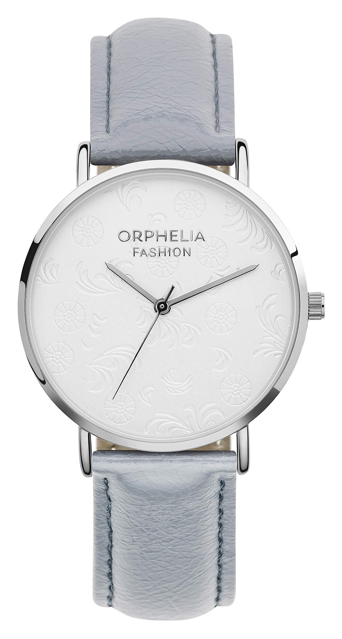 Orphelia Fashion - OF711812 Horloge - Vrouwen - Grijs- Leer - Ã˜ 36 mm