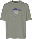 JACK&JONES JORRIVIERA TEE SS CREW NECK FST T-shirt Heren S Katoen Seagrass