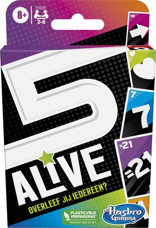 Hasbro Gaming 5 Alive Kaartspel - Reisspel - Nederlands