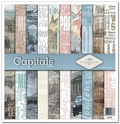 ITD Collection - Scrapbooking-pakket 12x12 inch, scrapbooking papier, decoratief papier, decoupage, kaarten maken, papierformaat - 310 x 320 mm (SLS030)