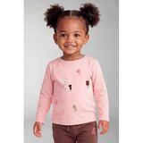 NAME IT MINI longsleeve met print - lichtroze
