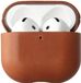 Rosso Deluxe Apple AirPods 4 / 5 Hoesje Echt Leer Case Bruin