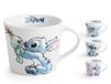 HOME - Stitch Sketch Set 6 Jumbo Kopjes Ontbijtkopjes Porselein Versierd 40 cl