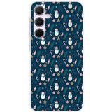 Samsung Galaxy A55 5G Sneeuwman siliconen hoesje