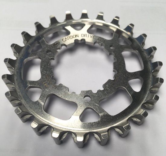 Gates CDX Fin Line achtertandwiel - 24T - Enviolo 9-spline - Zilver
