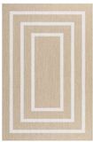 Storesdeco Premium vinyl vloerkleed, wasbaar, antislip en slijtvast – rechthoeks Beige 60x90 cm