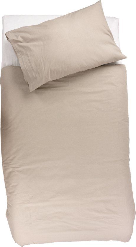 Funnababy Dekbedovertrek + Kussensloop 140x200 Sand/Sand