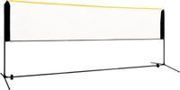 vidaXL filet de badminton réglable 400x103x94-158 cm métal