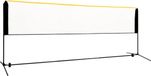 vidaXL filet de badminton réglable 400x103x94-158 cm métal