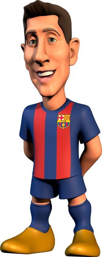 Minix Football Stars #116 FC Barcelona Robert Lewandowski Figuur 12cm