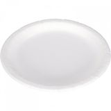 Depa Biodore Kartonnen bord 22cm wit 100 stuks biologisch