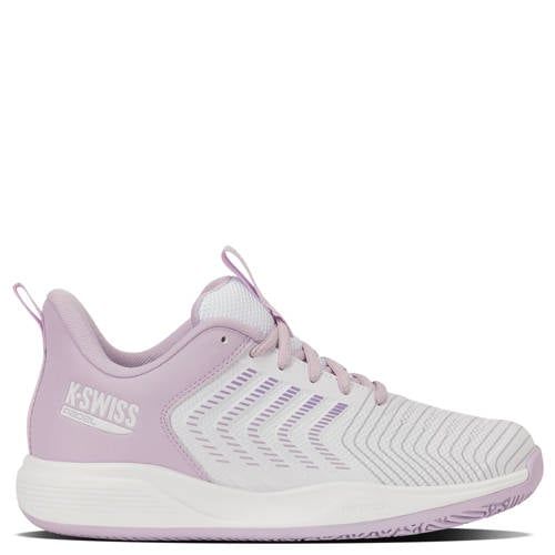 K-Swiss ULTRASHOT LIGHT PADEL mesh tennisschoenen - wit/lila
