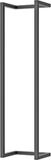 Fortifura Calvi Handdoekrek - 95x25x20cm - PVD - geborsteld gunmetal (antraciet)