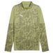 PUMA Maillot d'Entraînement teamCUP Fermeture Éclair 1/4 - Camouflage/Argenté/Vert, pointure X-Large