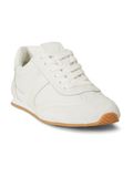 Lauren Ralph Lauren Baskets Dani en cuir et daim blanc