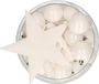 Bellatio Decorations kerstballen - 33 stuks - wit - kunststof - met piek