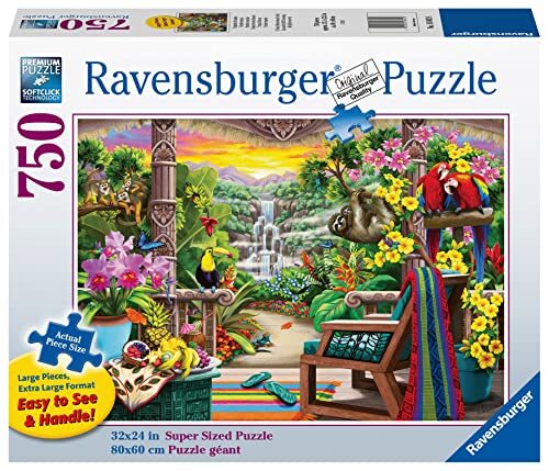 Ravensburger 16802 Tropische Retreat 750-delige puzzel voor volwassenen en kinderen vanaf 12 jaar, veelkleurig