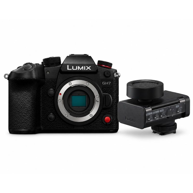 Panasonic Lumix DC-GH7 + Lumix DMW-DMS1E Digitale Shotgun Microfoon