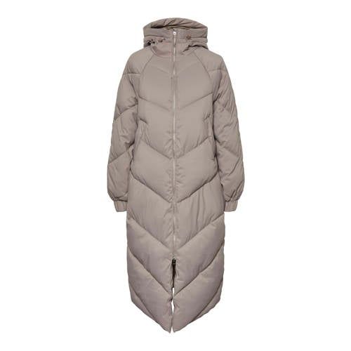 PIECES Gewatteerde winterjas beige