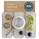 Dorai Home Dish Pad – Opvouwbare keukendroogmat – verpakt in siliconen singels om gerechten te beschermen – droogt direct – modern en stijlvol – minimalistisch ontwerp passend bij elk aanrecht –