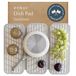 Dorai Home Dish Pad – Opvouwbare keukendroogmat – verpakt in siliconen singels om gerechten te beschermen – droogt direct – modern en stijlvol – minimalistisch ontwerp passend bij elk aanrecht –
