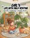 Girls Life with Daily Routine: Easy and Relaxing Coloring Book