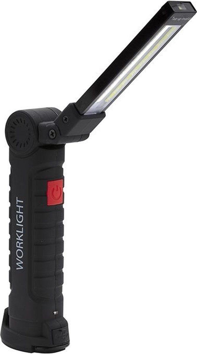 Toolpack Werk & Inspectie LED Lamp Luzern - USB Oplaadbaar - Zwart
