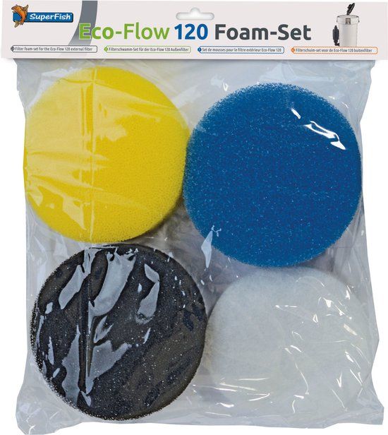Superfish Eco-Flow 120 Filterschuim - 75 cm - 1 set