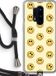 Case Company® - OnePlus 8 Pro Hoesje met Koord - Smiley N°2 - Zwart - TPU