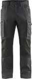 Blåkläder Blaklader Service werkbroek stretch 1459-1146 - Donkergrijs/Zwart - D112