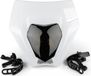 KTM EXC koplamp, recht, wit/gerookt glas