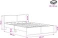 vidaXL Bedframe met Hoofdbord Artisanaal eiken 140 x 190 cm