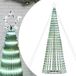 vidaXL LED-kerstboom - 1028 LEDs - Koud Wit - 403 cm